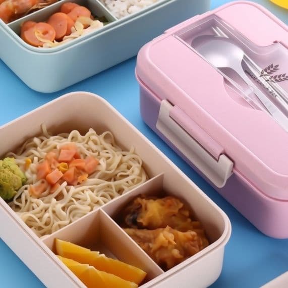 仕切り付き箸収納一体型弁当箱