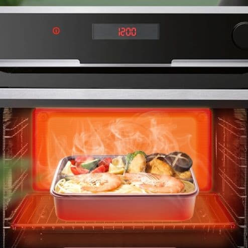 仕切り付き電子レンジ対応弁当箱