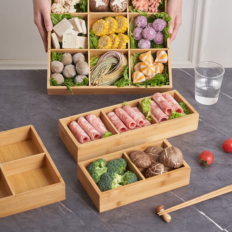 天然木製弁当箱