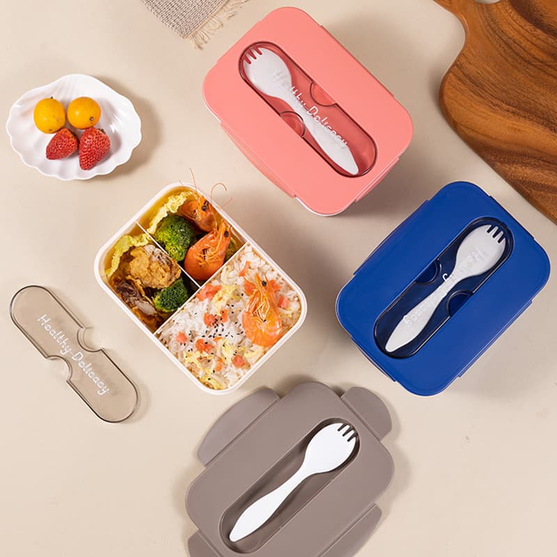 仕切り付き電子レンジ対応弁当箱