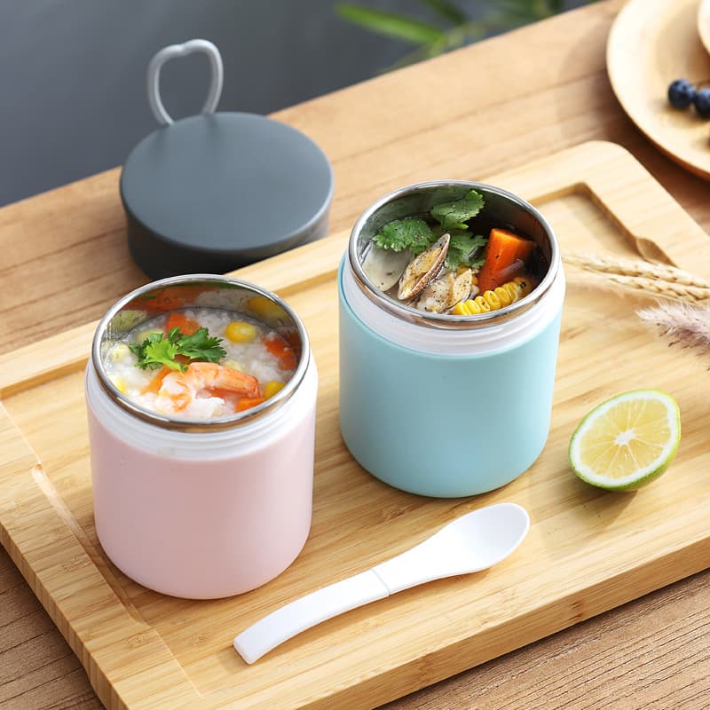真空スープジャー型保温弁当箱