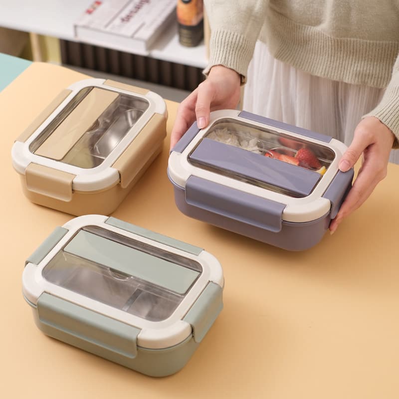 仕切り付きスリム弁当箱