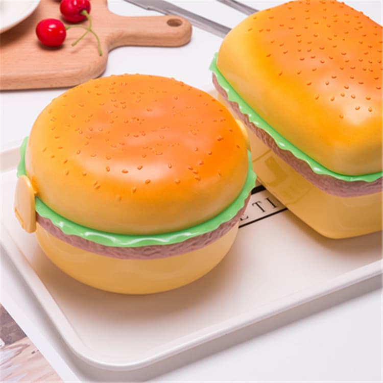 ハンバーガー型レンジ対応弁当箱