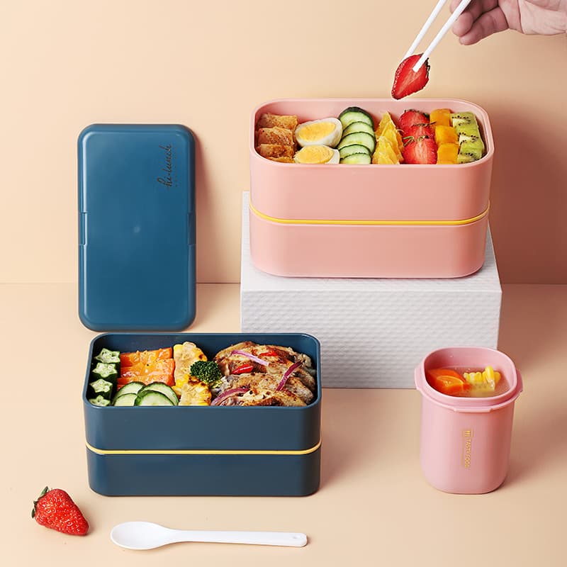 積み重ね式二段弁当箱