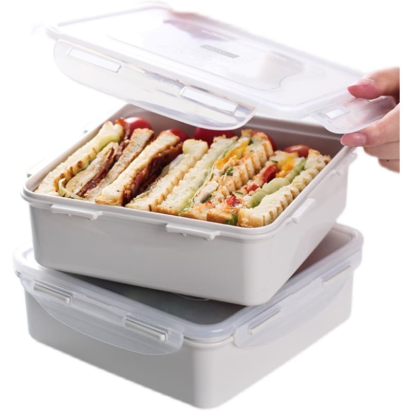 三段重ね式携帯用密閉弁当箱